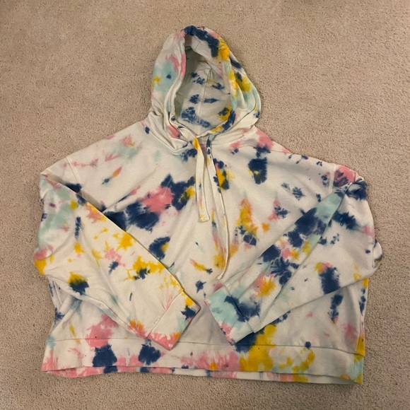 Hand-Dyed Sweatpants and Cropped Hoodie - Picture 1 of 2